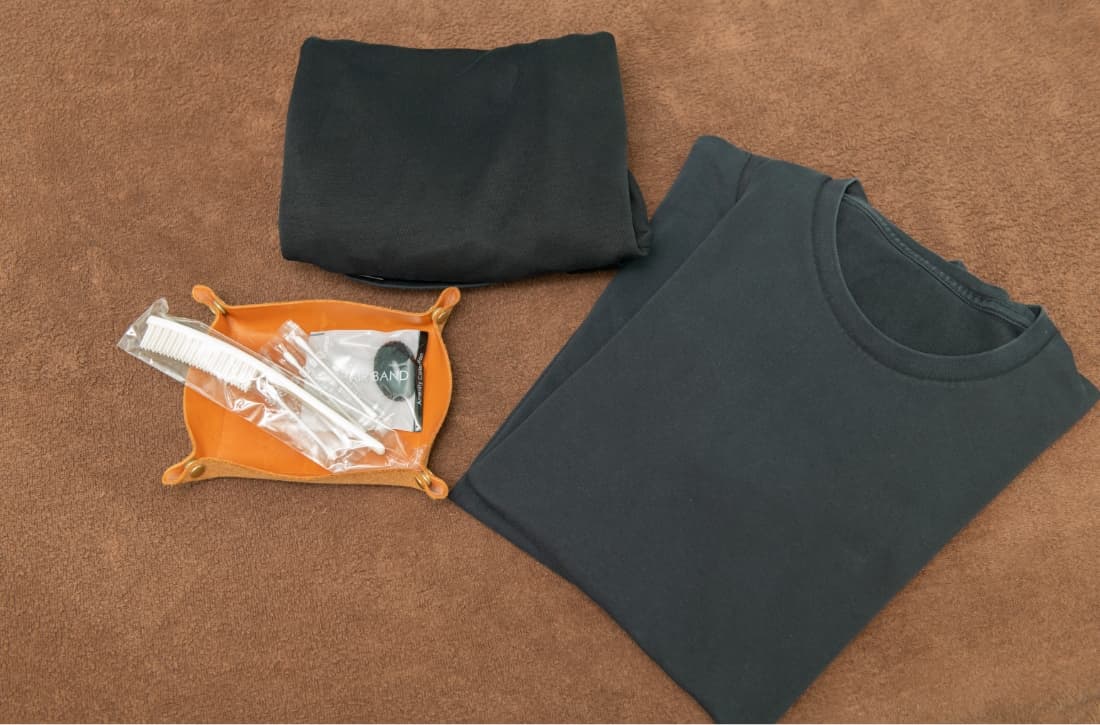 施術用の服、アメニティのご用意